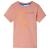 Tricou copii cu mâneci scurte portocaliu deschis 128 GartenMobel Dekor