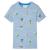 Tricou pentru copii, albastru melanj, 128 GartenMobel Dekor
