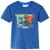 Tricou pentru copii, albastru închis melange, 140 GartenMobel Dekor