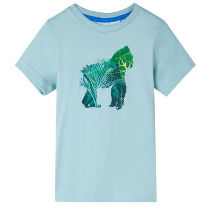 Tricou pentru copii, turcoaz deschis, 104 GartenMobel Dekor