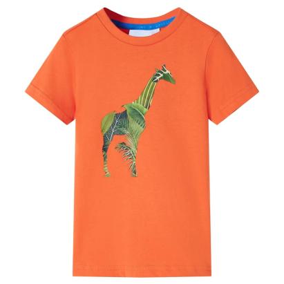 Tricou pentru copii, portocaliu deschis, 92 GartenMobel Dekor