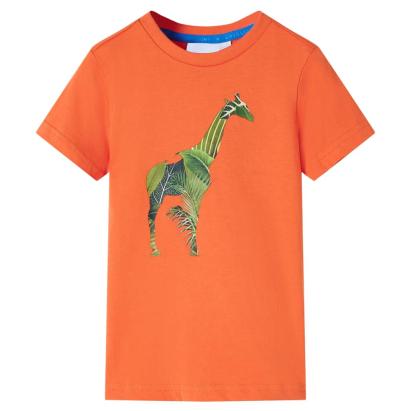 Tricou pentru copii, portocaliu deschis, 140 GartenMobel Dekor