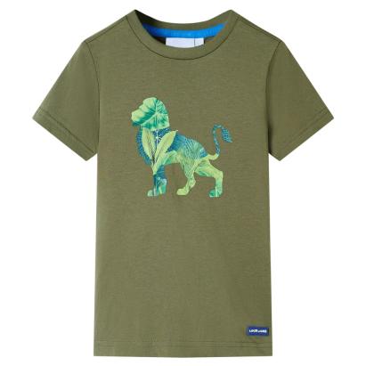 Tricou pentru copii, kaki, 128 GartenMobel Dekor