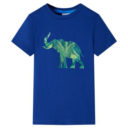 Tricou pentru copii, albastru închis, 140 GartenMobel Dekor