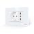 Priza Schuko + Universala Italiana cu Rama din Sticla LUXION, Standard Italian, 3M SmartElectro IntelligentHouse