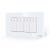 Intrerupator Mecanic 8 Posturi LUXION cu Rama din Sticla, Standard Italian, 4M SmartElectro IntelligentHouse