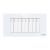Intrerupator Mecanic 8 Posturi LUXION cu Rama din Sticla, Standard Italian, 4M SmartElectro IntelligentHouse