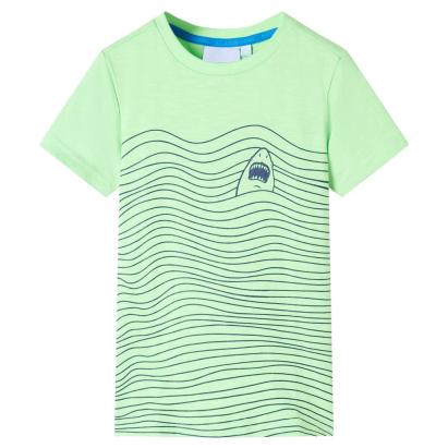 Tricou pentru copii, verde neon, 104 GartenMobel Dekor