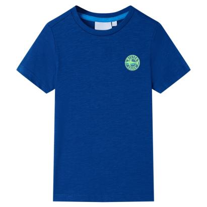 Tricou pentru copii, albastru închis, 140 GartenMobel Dekor
