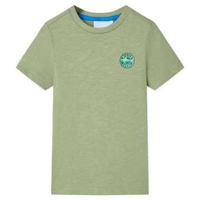 Tricou pentru copii, kaki deschis, 116 GartenMobel Dekor