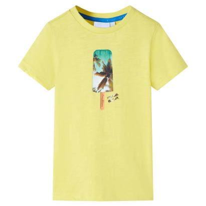 Tricou pentru copii, galben, 92 GartenMobel Dekor