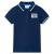 Tricou polo pentru copii, bleumarin, 104 GartenMobel Dekor