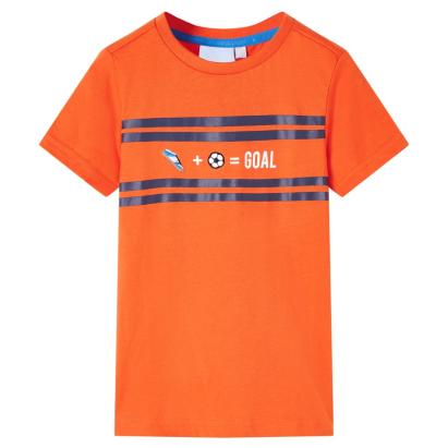 Tricou pentru copii, portocaliu închis, 92 GartenMobel Dekor