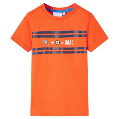 Tricou pentru copii, portocaliu închis, 140 GartenMobel Dekor