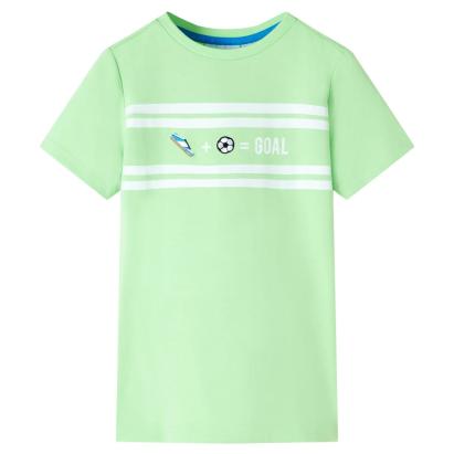 Tricou pentru copii, verde neon, 104 GartenMobel Dekor