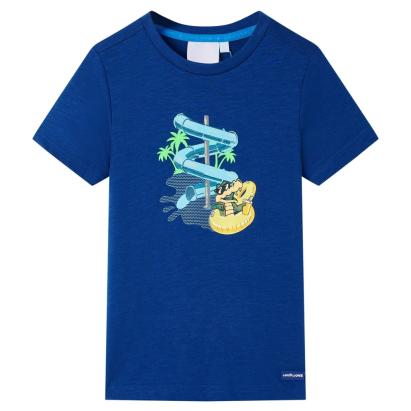 Tricou pentru copii, albastru închis, 116 GartenMobel Dekor