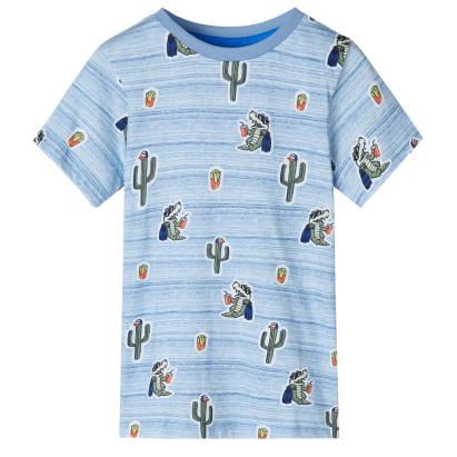 Tricou pentru copii, mix de albastru, 104 GartenMobel Dekor