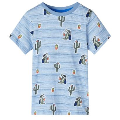 Tricou pentru copii, mix de albastru, 128 GartenMobel Dekor