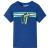 Tricou pentru copii, albastru închis melanj, 116 GartenMobel Dekor