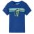 Tricou pentru copii, albastru închis melanj, 140 GartenMobel Dekor