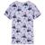 Tricou pentru copii, gri melanj, 128 GartenMobel Dekor