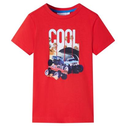 Tricou pentru copii, roșu, 116 GartenMobel Dekor