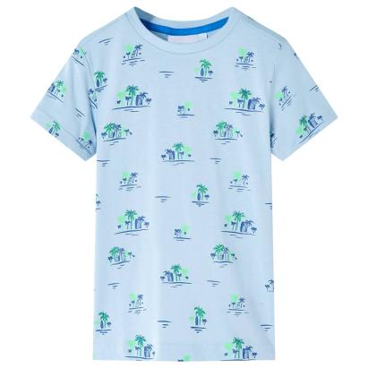 Tricou pentru copii, albastru deschis, 104 GartenMobel Dekor