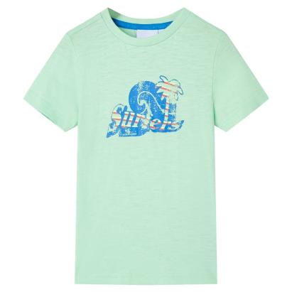 Tricou pentru copii, verde deschis, 116 GartenMobel Dekor