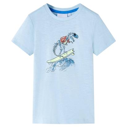 Tricou pentru copii, albastru deschis, 92 GartenMobel Dekor