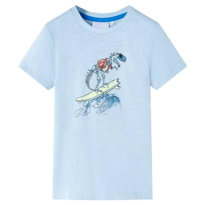 Tricou pentru copii, albastru deschis, 104 GartenMobel Dekor
