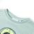 Tricou pentru copii cu dungi, verde mentă, 92 GartenMobel Dekor