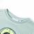 Tricou pentru copii cu dungi, verde mentă, 116 GartenMobel Dekor
