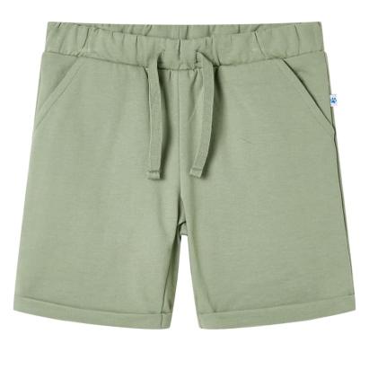 Pantaloni scurți pentru copii cu șnur, kaki deschis, 140 GartenMobel Dekor