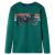 Tricou cu mâneci lungi pentru copii, verde, 128 GartenMobel Dekor