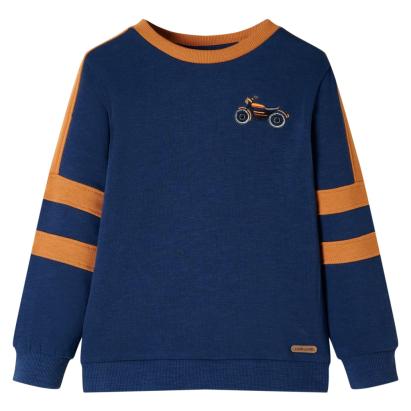 Bluzon pentru copii, albastru indigo, 104 GartenMobel Dekor