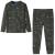 Pijamale pentru copii cu mâneci lungi ninja kaki 128 GartenMobel Dekor