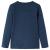 Tricou de copii cu mâneci lungi, bleumarin melanj, 116 GartenMobel Dekor
