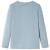 Tricou copii mâneci lungi,, albastru deschis, 104 GartenMobel Dekor
