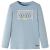 Tricou copii mâneci lungi,, albastru deschis, 116 GartenMobel Dekor