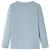 Tricou copii mâneci lungi,, albastru deschis, 128 GartenMobel Dekor