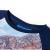 Tricou de copii cu mâneci lungi, bleumarin 128 GartenMobel Dekor