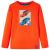 Tricou copii mâneci lungi, portocaliu aprins 140 GartenMobel Dekor