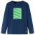 Tricou de copii cu mâneci lungi bleumarin 128 GartenMobel Dekor