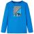 Tricou copii mâneci lungi albastru cobalt 128 GartenMobel Dekor