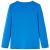 Tricou copii mâneci lungi albastru cobalt 128 GartenMobel Dekor