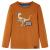 Tricou pentru copii cu mâneci lungi, coniac, 104 GartenMobel Dekor