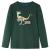 Tricou pentru copii cu mâneci lungi verde închis 92 GartenMobel Dekor