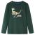 Tricou pentru copii cu mâneci lungi verde închis 104 GartenMobel Dekor