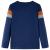 Tricou pentru copii cu mâneci lungi, bleumarin, 92 GartenMobel Dekor