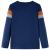 Tricou pentru copii cu mâneci lungi, bleumarin, 116 GartenMobel Dekor